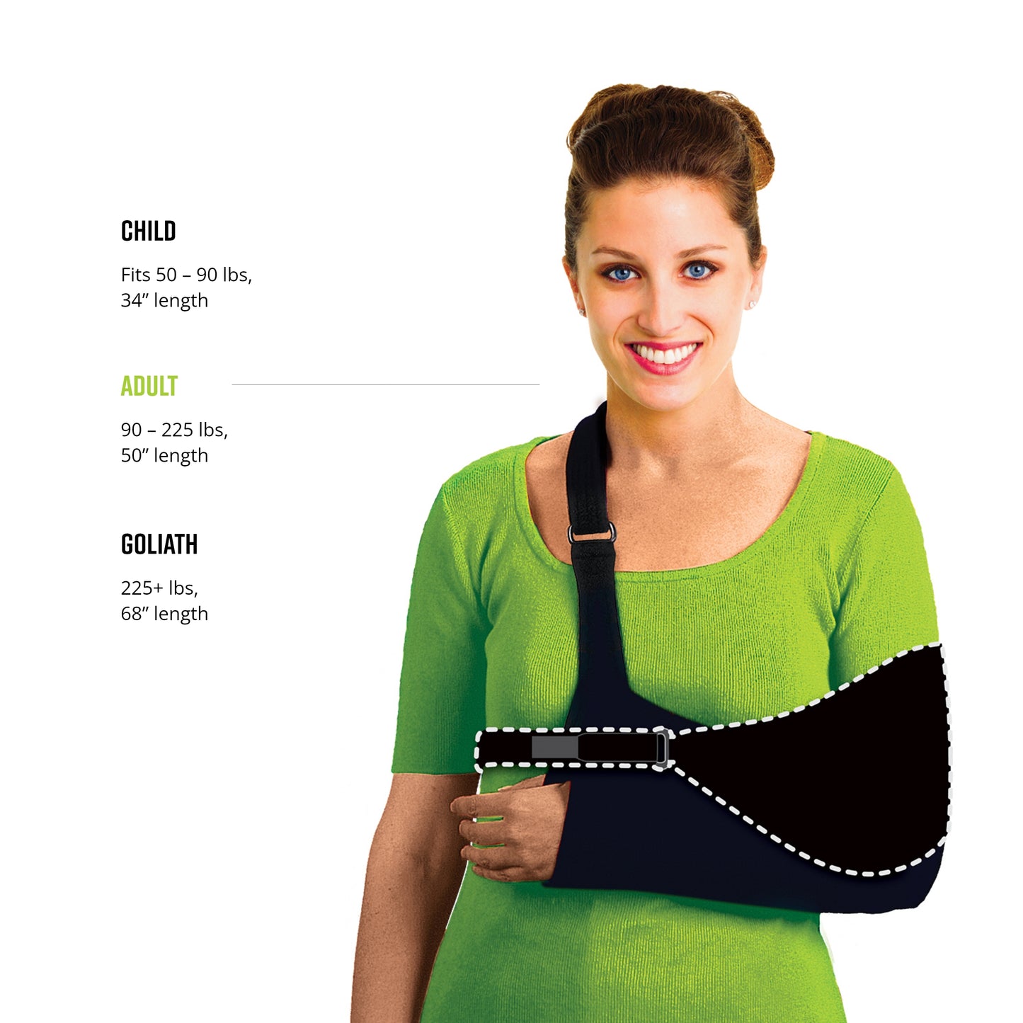 Joslin Swathe Immobilizer Strap, Gently Holds the Arm Against the Body When Used With the Ultimate Arm Sling¬Æ (Sold Separately) to Provide a Secure Low Impact Immobilizing System, Goliath Swathe