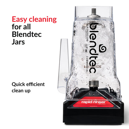 Blendtec Rapid Rinser, Commercial Grade, Easy Blender Jar Cleaning, One-Push Operation, 6 foot hose, Compatible with Blendtec Blenders, Black