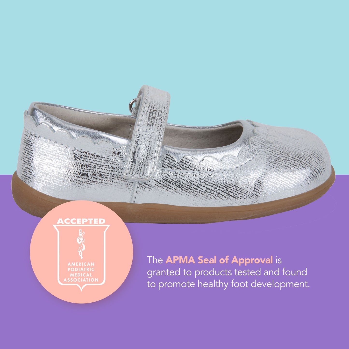 See Kai Run, Jane II Mary Jane Shoes for Kids, Silver, 1Y