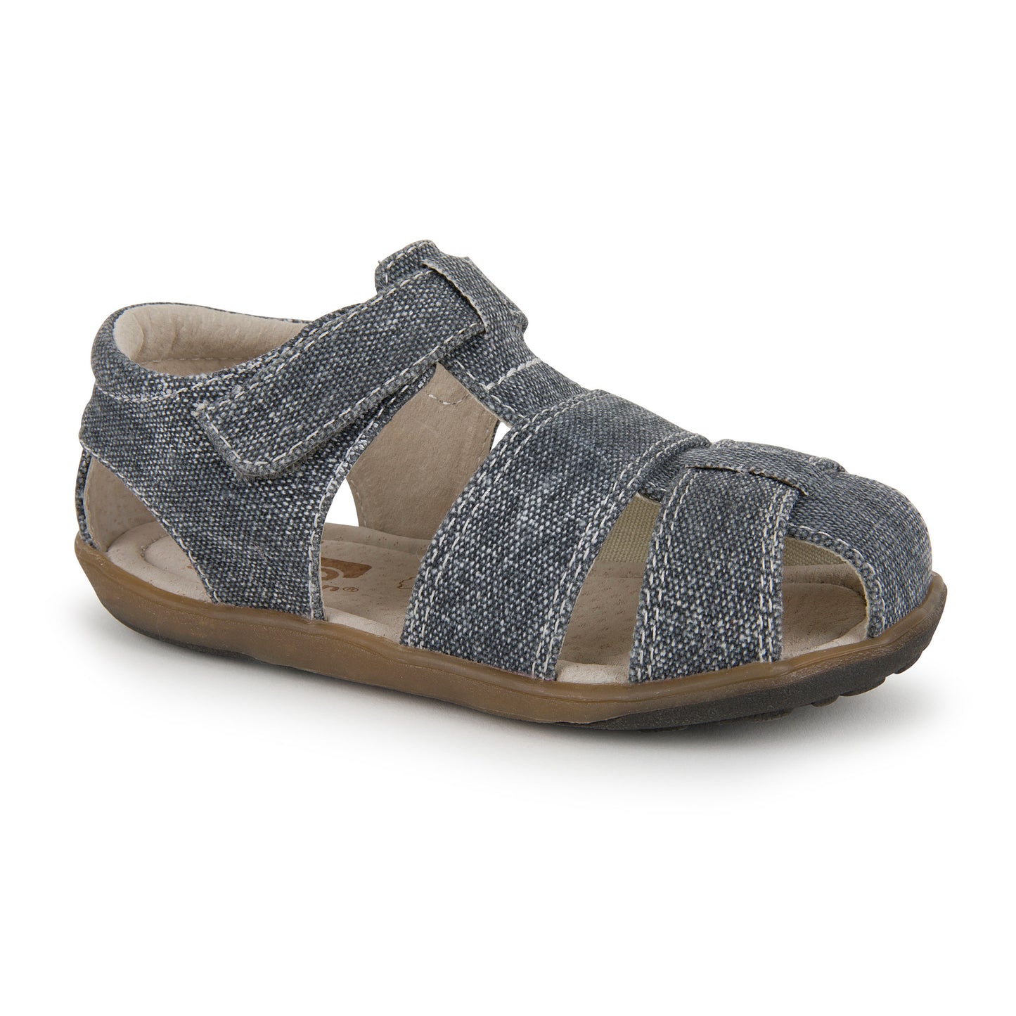 See Kai Run, Jude IV Sandals for Kids, Gray Canvas, 8