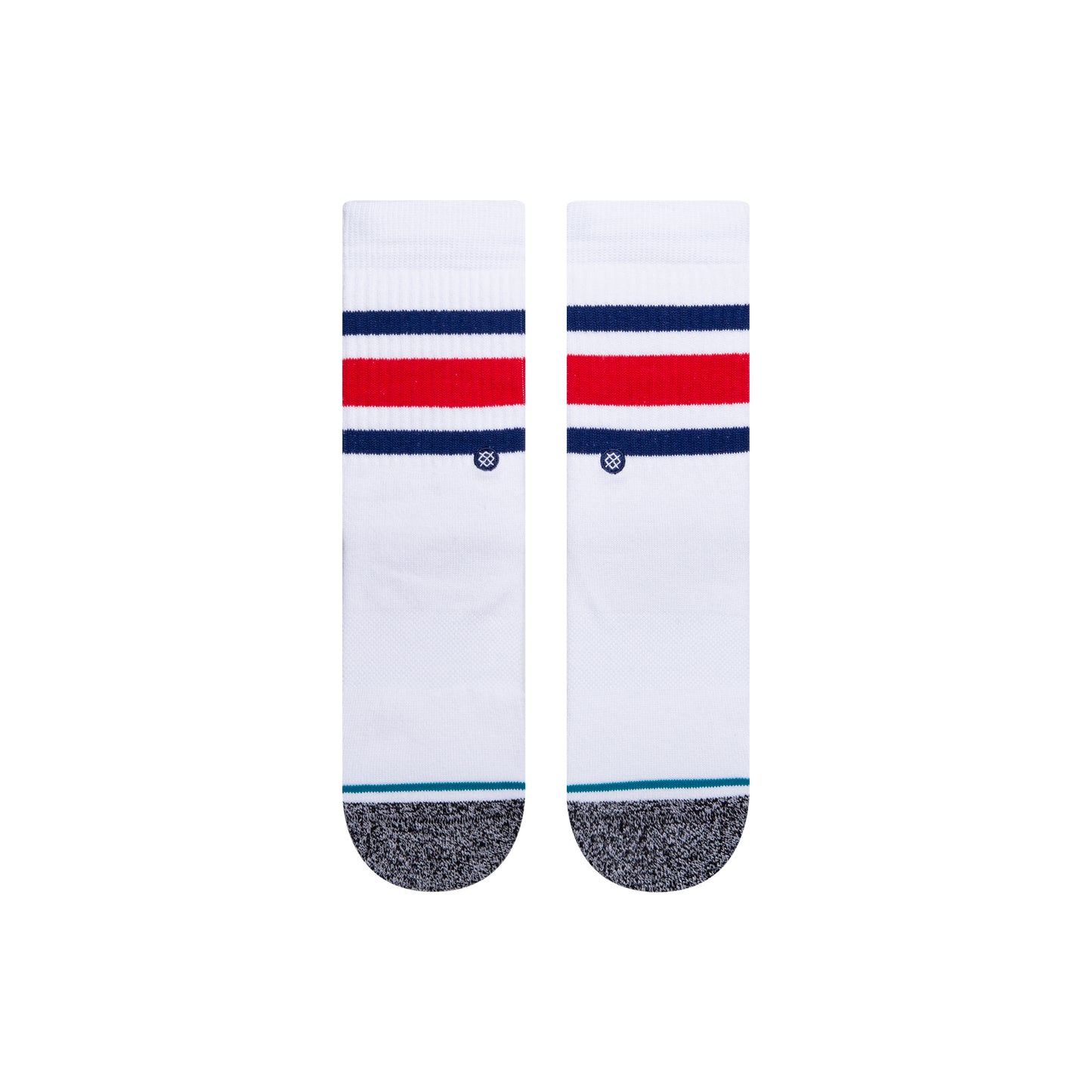 Stance Crew Boyd St Kids Socks (Medium, White Blue)