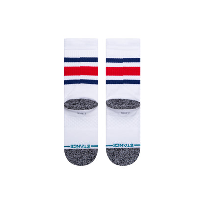 Stance Crew Boyd St Kids Socks (Medium, White Blue)