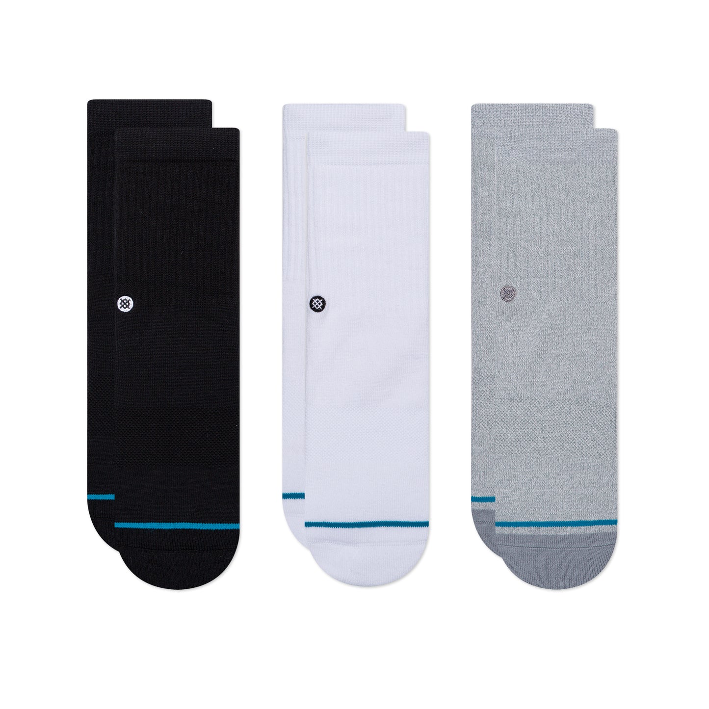 Stance Crew Icon St Kids Socks [3 Pack] (Large)