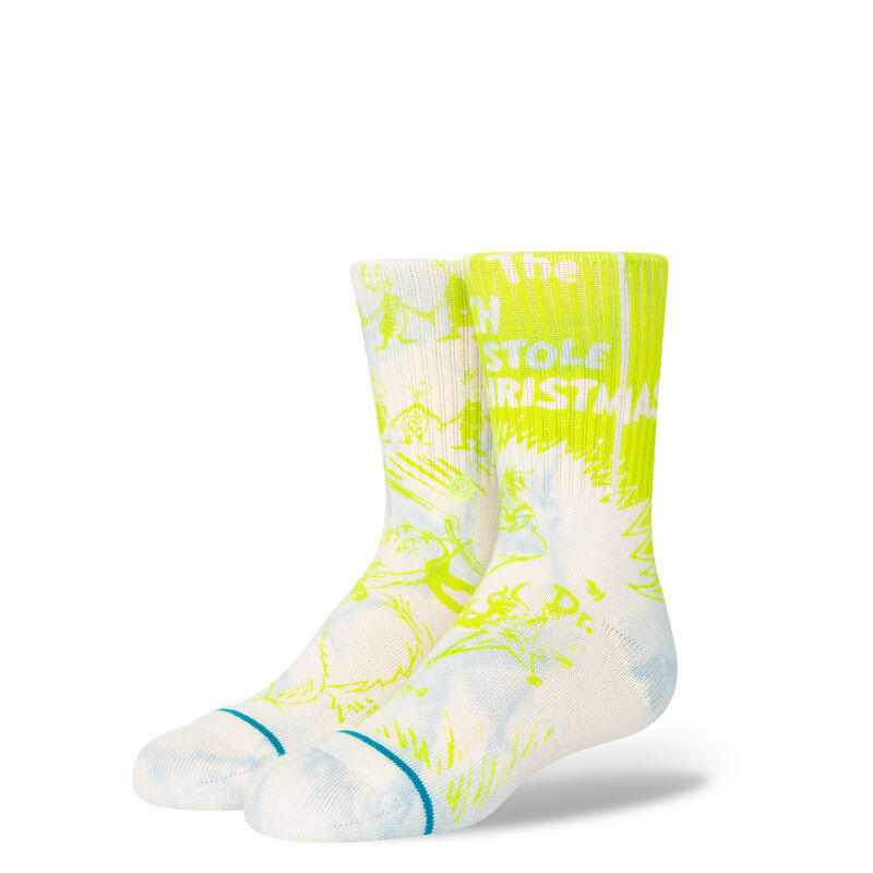 Stance Noise Noise Noise Crew Socks (Large, Offwhite)
