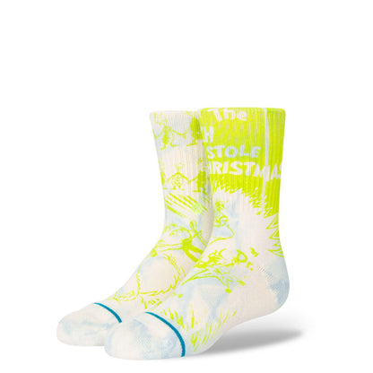 Stance Noise Noise Noise Crew Socks (Large, Offwhite)