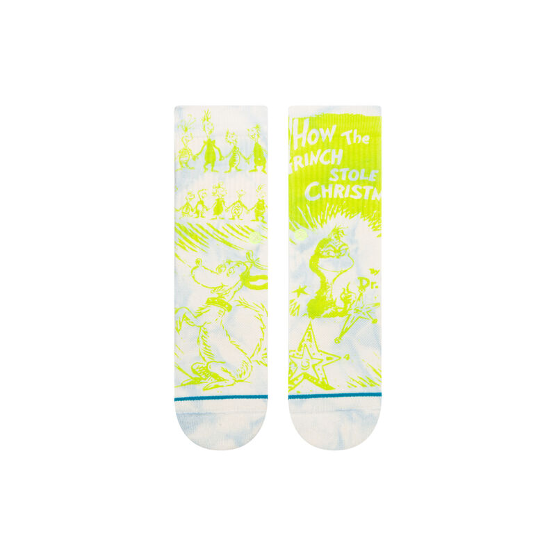 Stance Noise Noise Noise Crew Socks (Large, Offwhite)