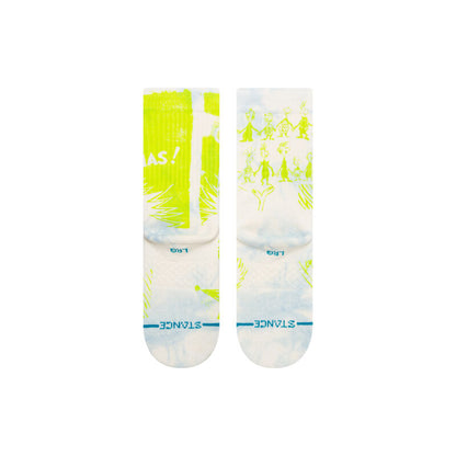 Stance Noise Noise Noise Crew Socks (Large, Offwhite)