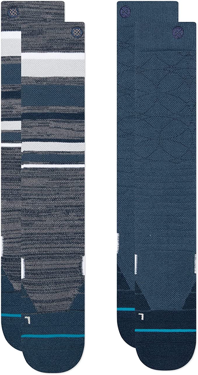 Stance Bobbin 2 Pack OTC Socks (Medium, Navy)