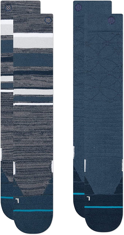 Stance Bobbin 2 Pack OTC Socks (Medium, Navy)