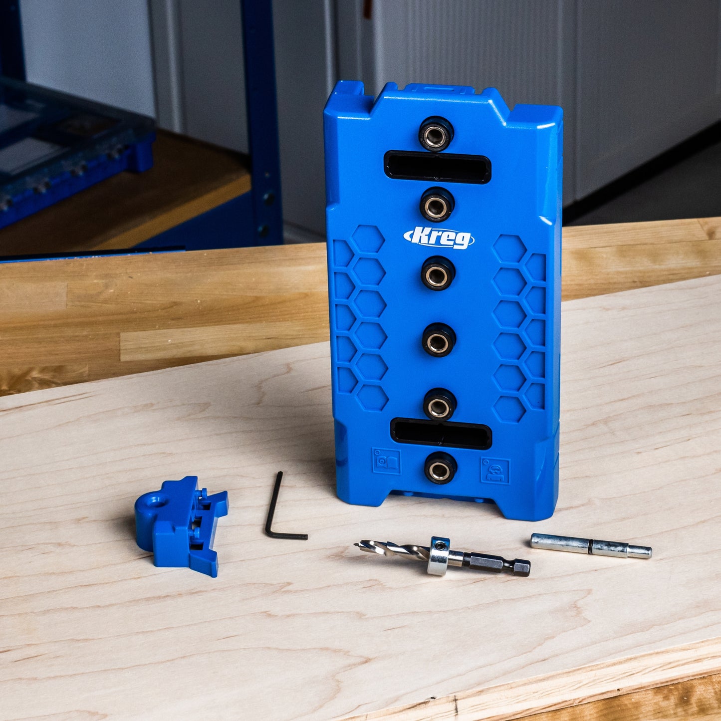 Kreg Shelf Pin Jig 1/4" (6mm), Blue