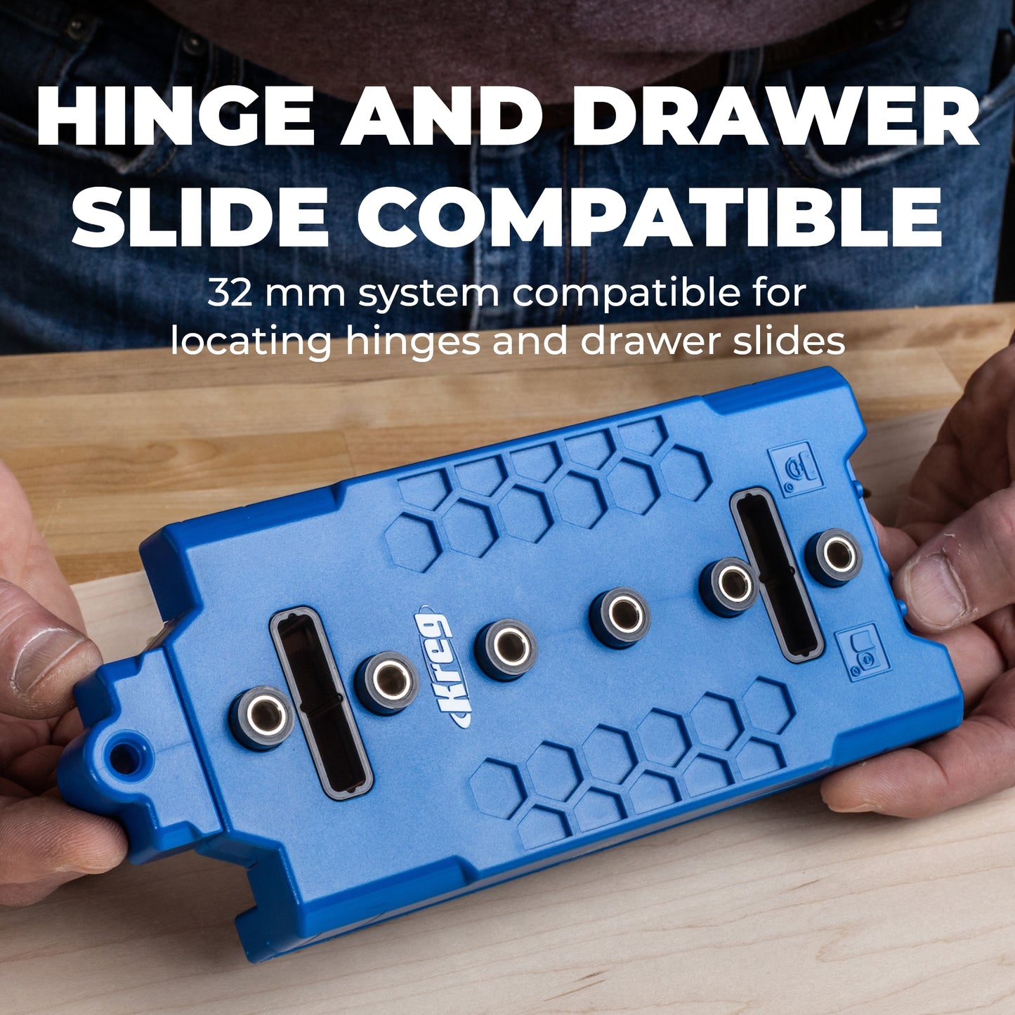 Kreg Shelf Pin Jig 1/4" (6mm), Blue