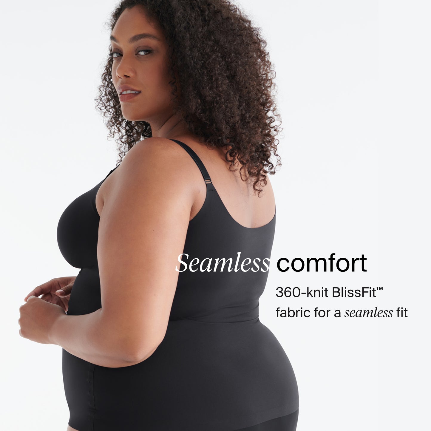 Knix Seamless BlissFit Leakproof Nursing Tank - Black - Medium (Fits 34A, 34B, 34C, 34D, 34DD)