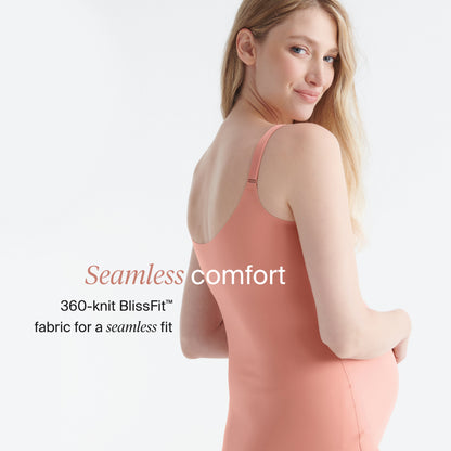 Knix Seamless BlissFit Leakproof Nursing Tank - Pink Ginger - Large (Fits 36A, 36B, 36C, 36D, 36DD)