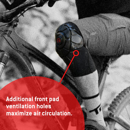 G-Form Youth Pro-X2 Mountain Bike Knee Pads - Knee Compression Sleeve for Boys & Girls - Black Logo, Youth Large/X-Large