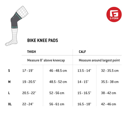 G-Form E-Line Mountain Bike Knee Guards - Tactical Knee Pads for Men & Women - Black, Adult Medium