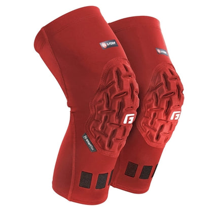 G-Form Pro Padded Compression Knee Sleeve - Knee Support for Men & Women - Red, Adult XL