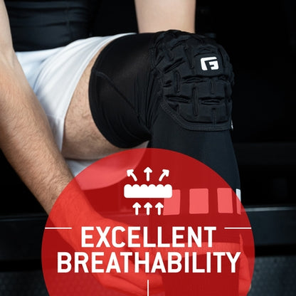 G-Form Pro Padded Compression Knee Sleeve - Knee Support for Men & Women - Black, Adult XL