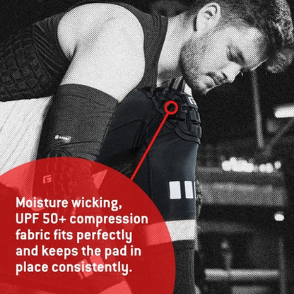G-Form Pro Padded Compression Knee Sleeve - Knee Support for Men & Women - Black, Adult XS