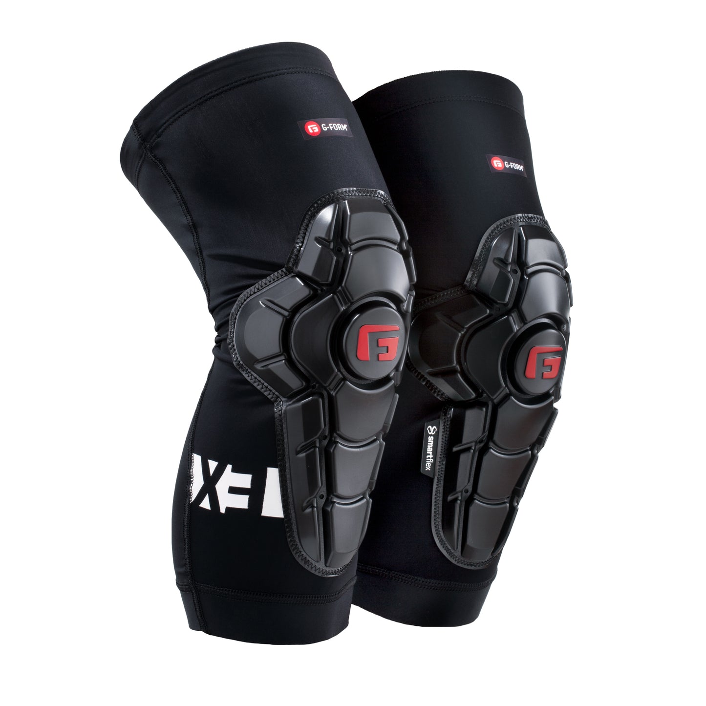 G-Form Pro-X3 Mountain Bike Knee Guards - Knee Pads for Men & Women - Black/White, Adult XS
