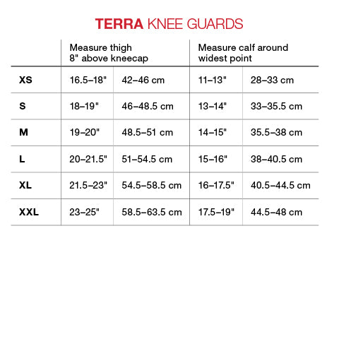 G-Form Terra Knee Guards, Black, Adult Small