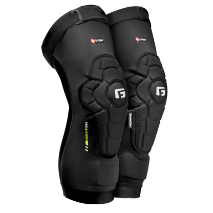 G-Form Pro-Rugged 2 MTB Knee Guards - Mountain Bike Knee Pads for Men & Women - Black, Adult XS
