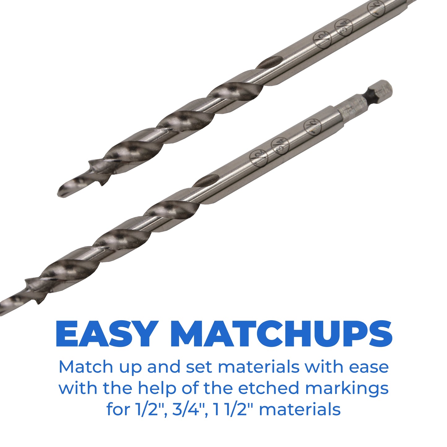 Kreg KPHA300 Easy-Set Pocket Hole Drill Bit | 2 Pack