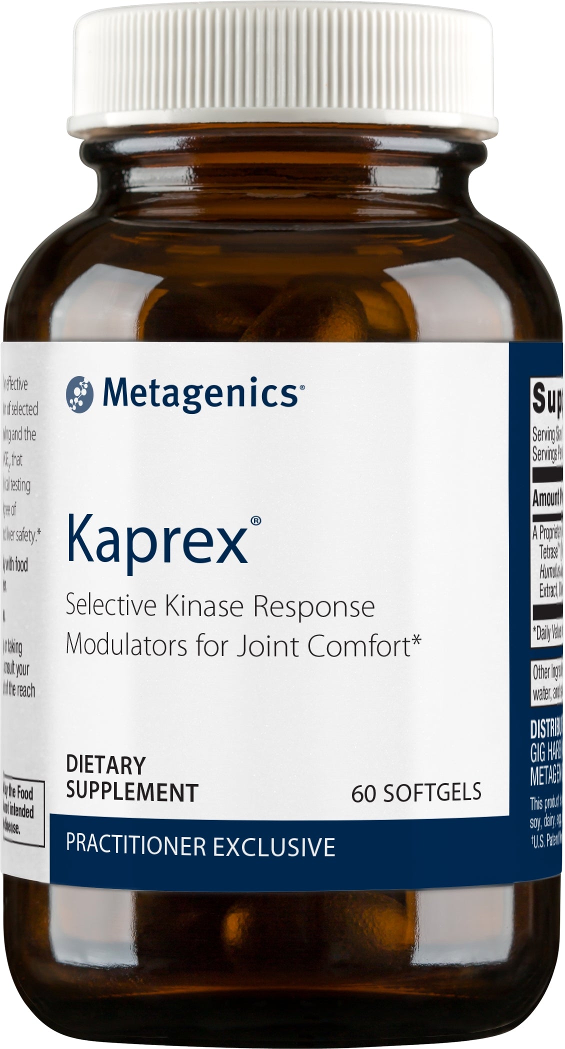 Metagenics Kaprex, Selective Kinase Response Modulators for Joint Comfort, Plant Based - 60 Softgels