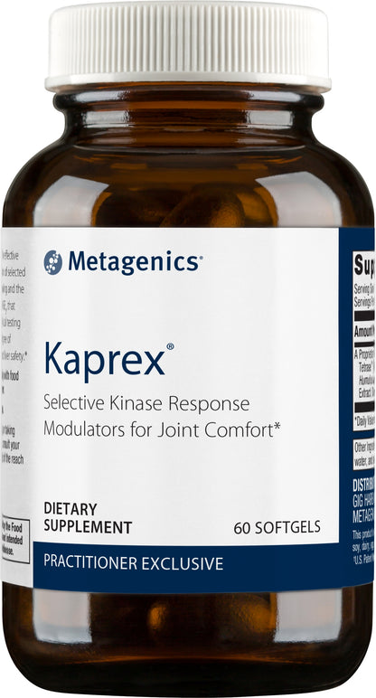 Metagenics Kaprex, Selective Kinase Response Modulators for Joint Comfort, Plant Based - 60 Softgels