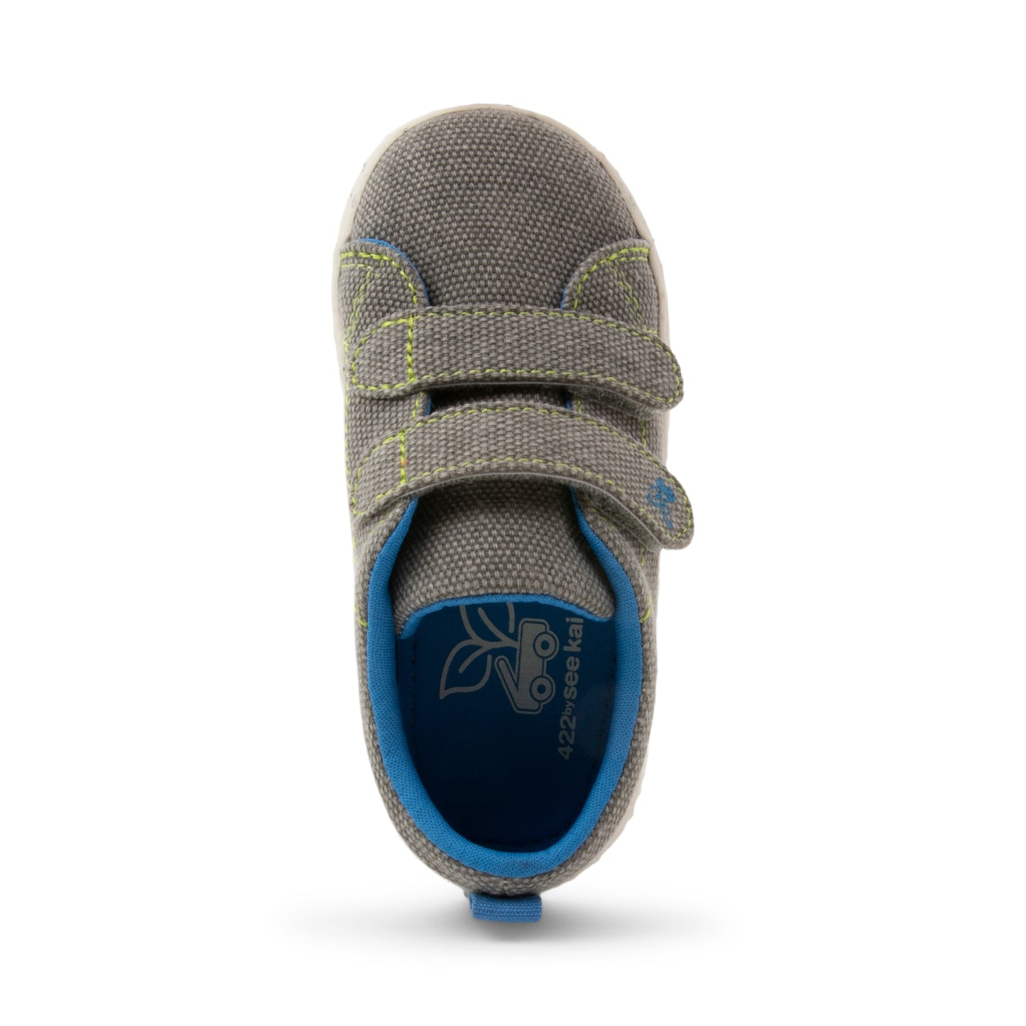 See Kai Run - Luca Recycled Sneaker for Toddlers, Gray, 7