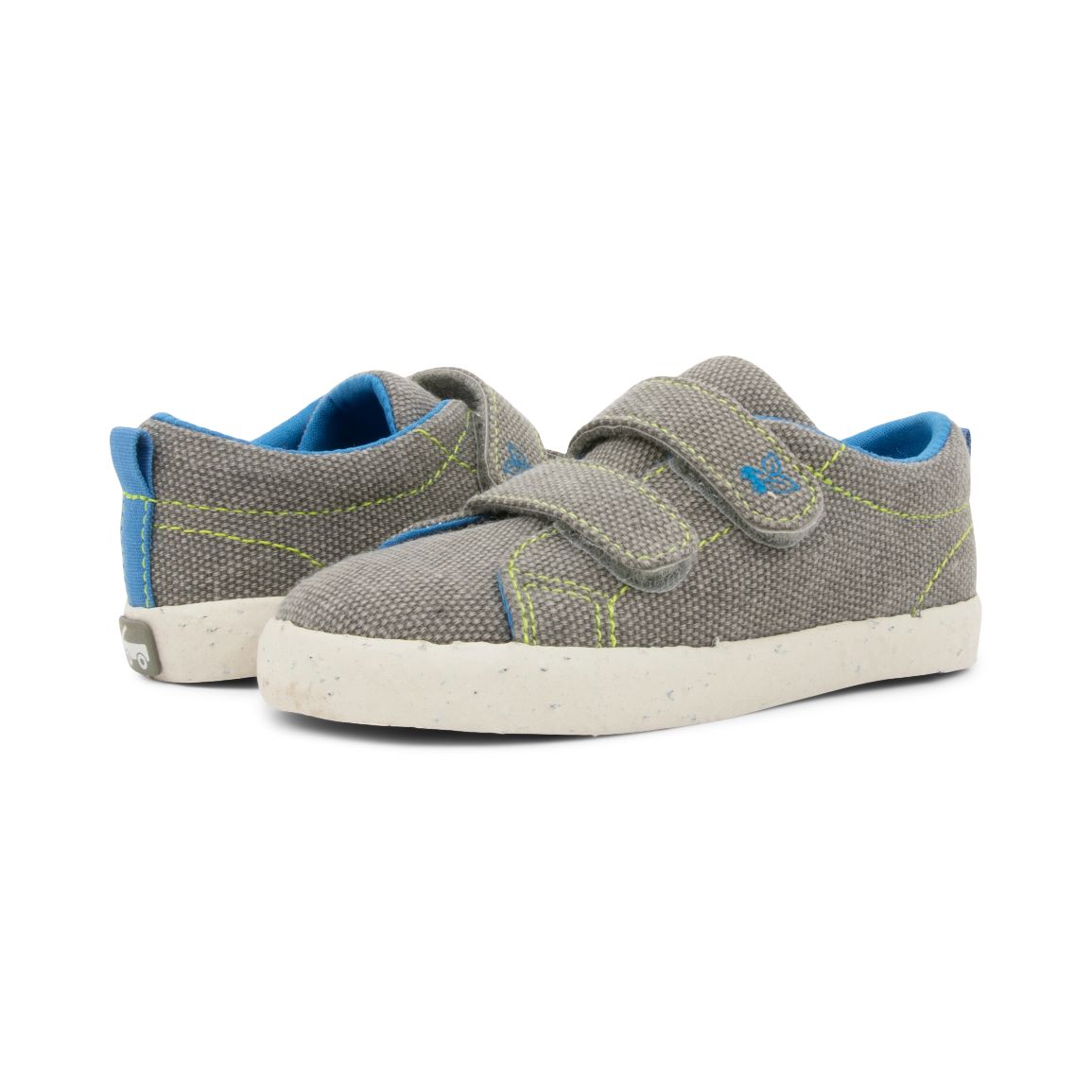 See Kai Run - Luca Recycled Sneaker for Toddlers, Gray, 7