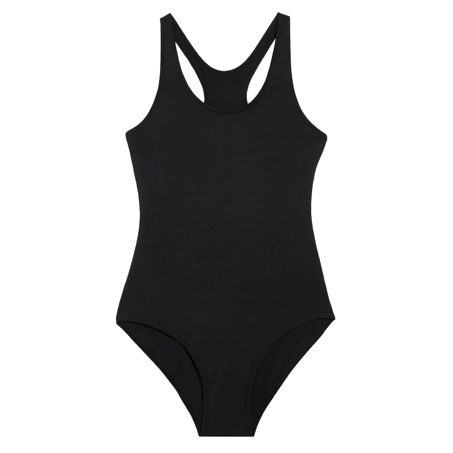Kt Teen by Knix Period Swim Sport One-Piece - Period Swimwear for Teens - Black, L (1 Pack)