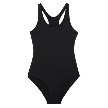 Kt Teen by Knix Period Swim Sport One-Piece - Period Swimwear for Teens - Black, L (1 Pack)