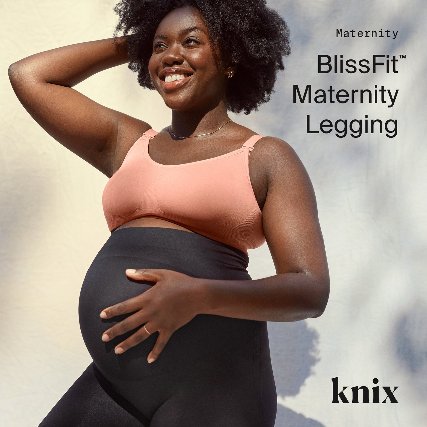 Knix Seamless BlissFit Maternity Legging - Black - XX-Large