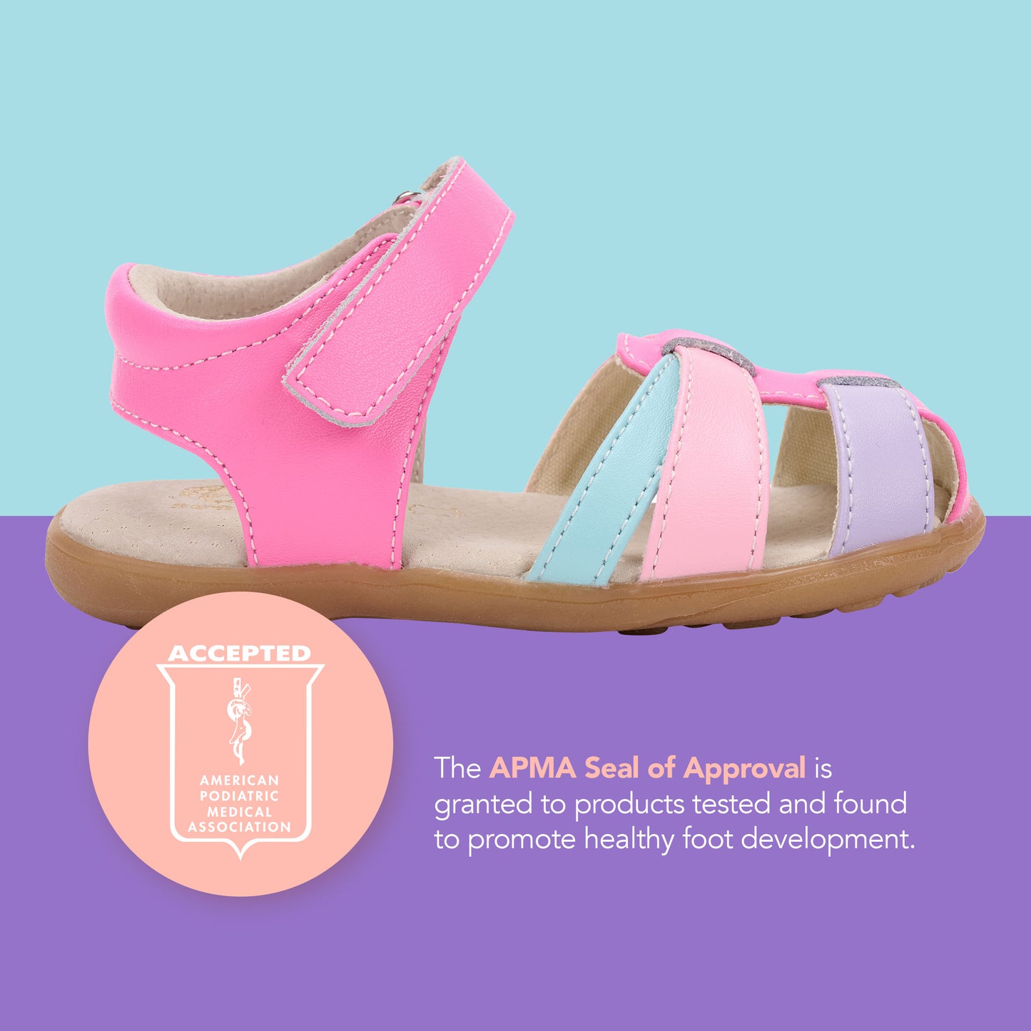 See Kai Run - Kaisa Sandal for Toddlers, Hot Pink, 9