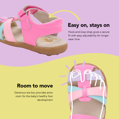 See Kai Run - Kaisa Sandal for Toddlers, Hot Pink, 9