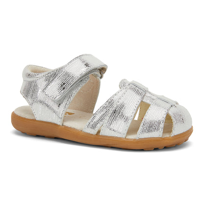 See Kai Run, Kaisa Sandals for Kids, Silver, 12 M US Little Kid