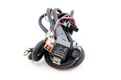 SYLVANIA - LED Light Bar Wiring Harness Kit - Weatherproof Deutsch Connectors, 12V On Off Switch Power Relay Blade Fuse Off Road Lights LED Work Light, Spot Flood Combo, 2 Lightbars (1PC)