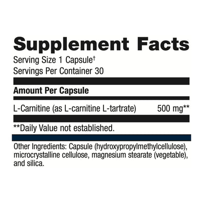 Metagenics L-Carnitine - Support for Fat Metabolism* | 30 Count