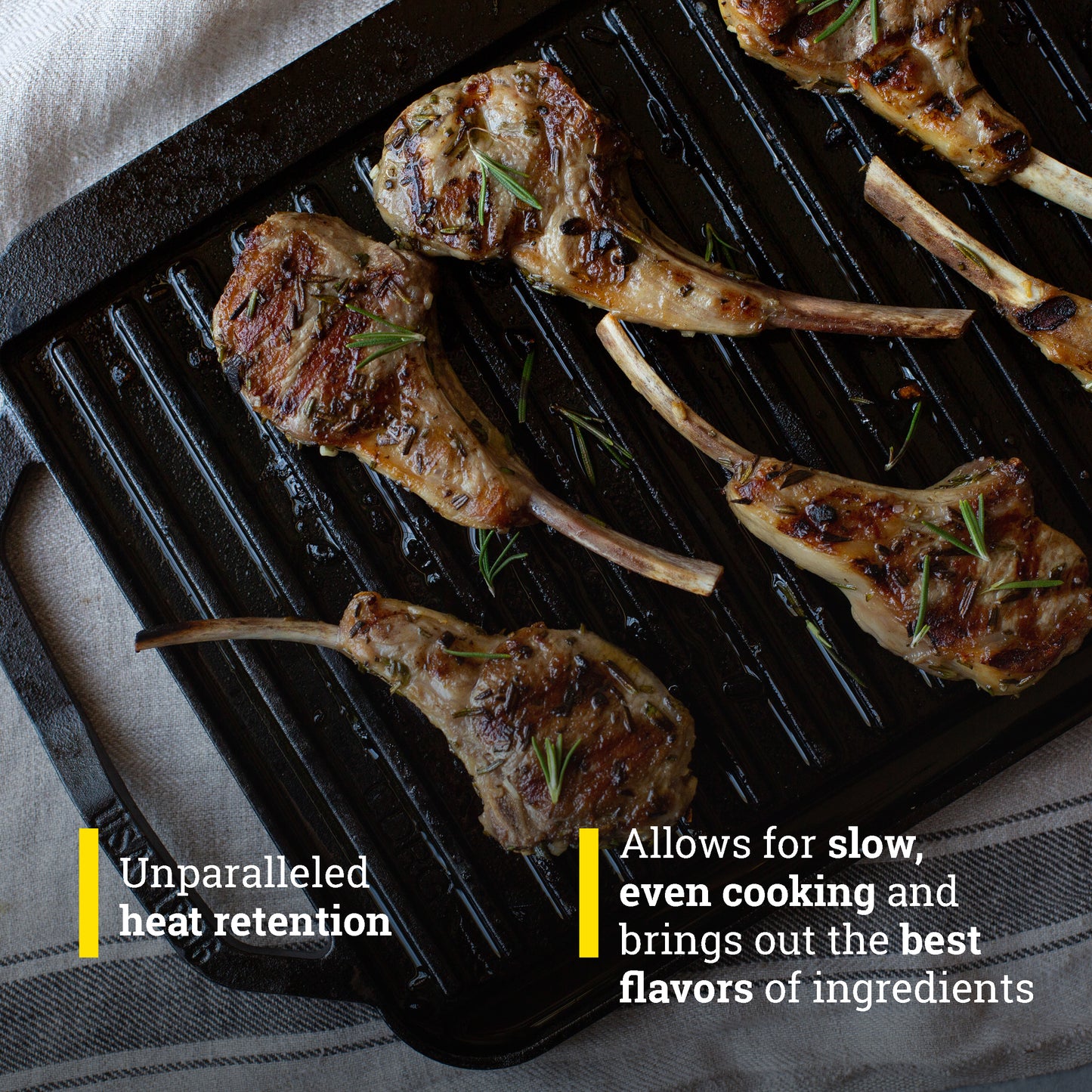 Lodge LCDRG 19.5 x 10 inch Cast Iron Reversible Grill/Griddle