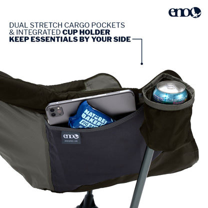 ENO, Eagles Nest Outfitters Fuse Tandem Hammock System, Retro Tri