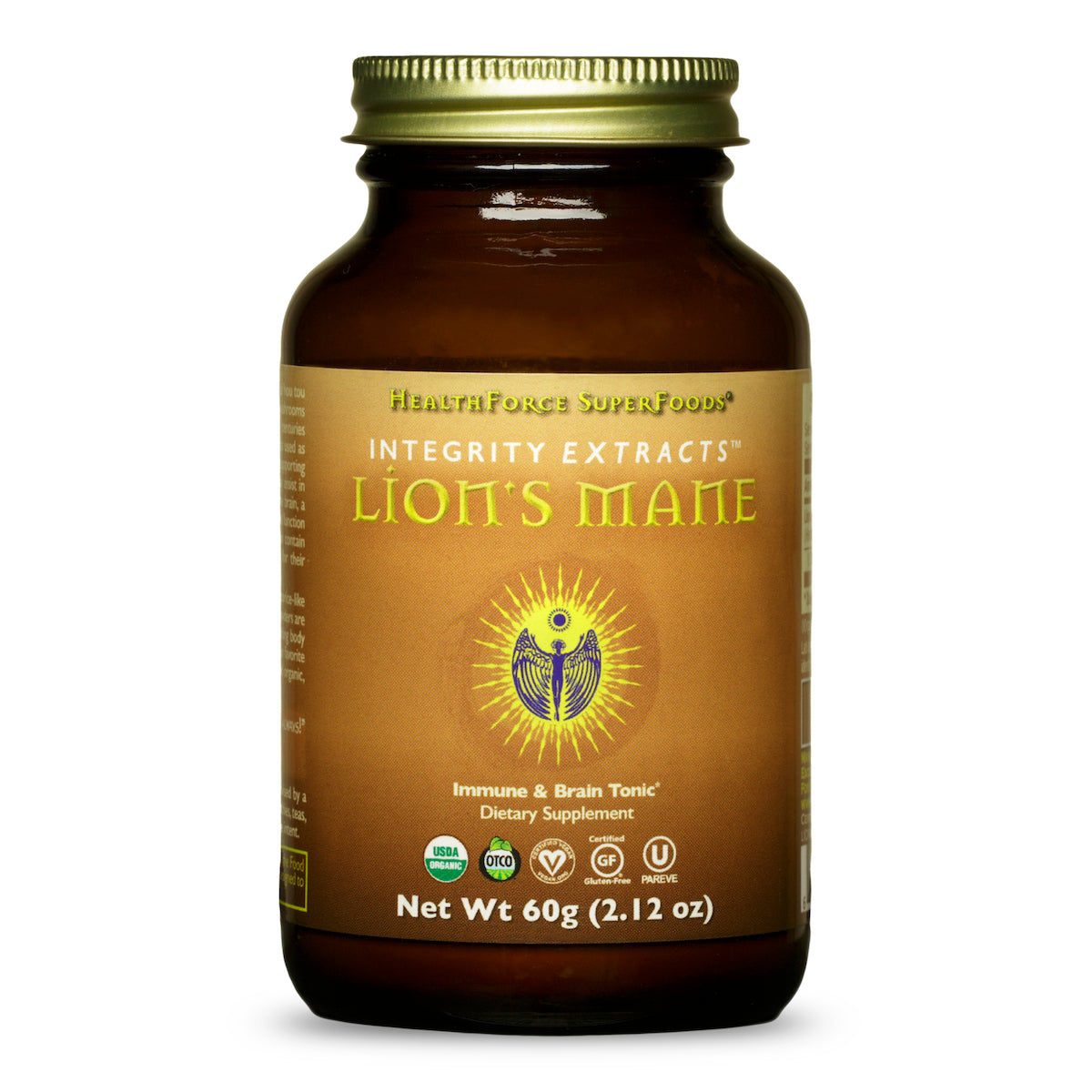 HealthForce SuperFoods Integrity Extracts Lion's Mane - 60 g Powder
