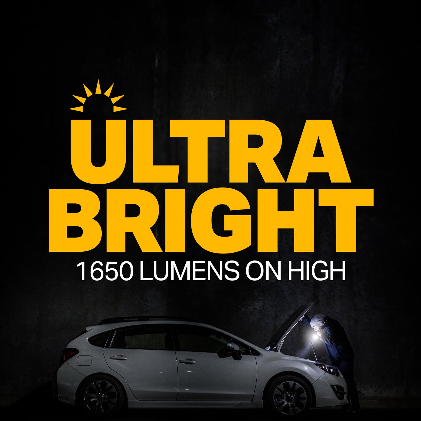 LUXPRO LP1315R Maximum Brightness CREE LED Flashlight with 1650 Lumens for security, patrol, safety, outdoors, camping, and more