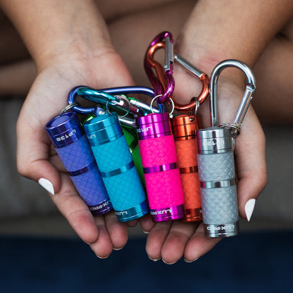 LUXPRO LP139 Glow-in-the-Dark Key Chain LED Flashlight (6 Pack)