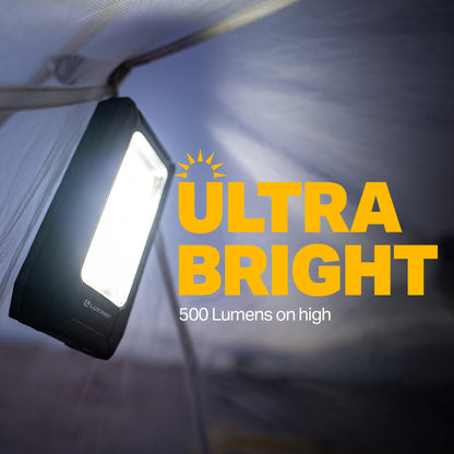 LUXPRO Bright 500 Lumen Rechargeable Magnetic Power Bank Palm Light