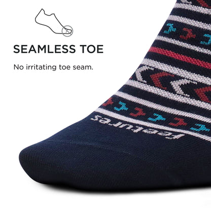 Feetures Women's Everyday Ultra Light Crew Sock (Small, Navy)