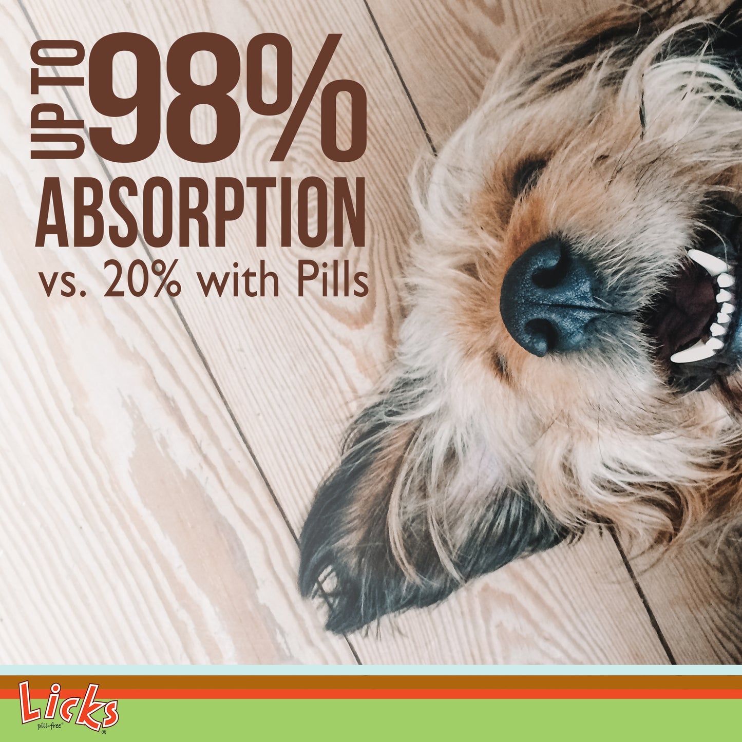 Licks Pill-Free Dog Pain Relief - Inflammation Supplement - Pain Relief Supplement for Dogs - Dog Health Supplies - Gel Packets - 30 Use