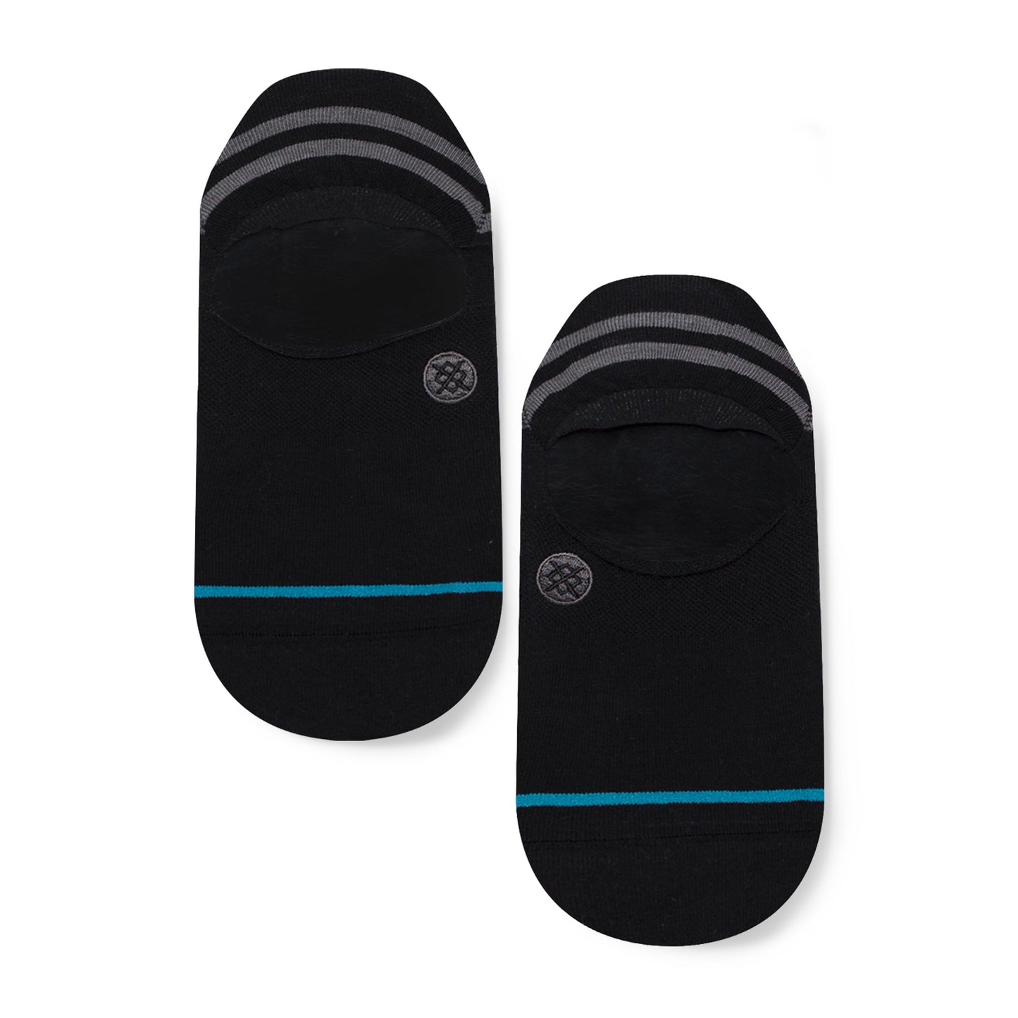 Stance No Show Gamut 2 Socks [3 Pack] (Medium, Black)