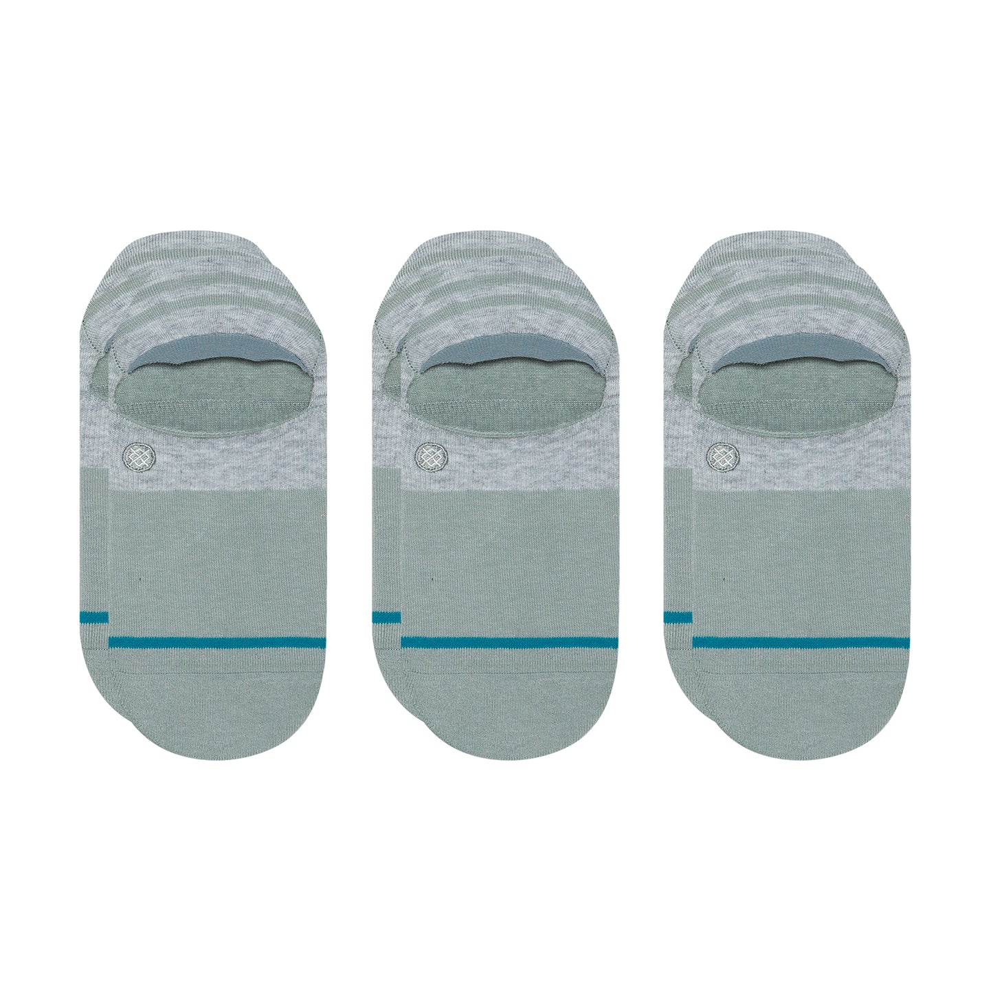 Stance No Show Gamut [3 Pack] (Large, Grey Heather)
