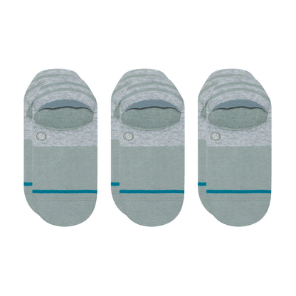 Stance No Show Gamut [3 Pack] (Large, Grey Heather)
