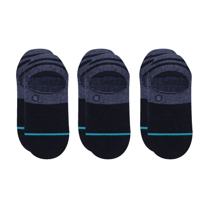 Stance No Show Gamut [3 Pack] (Medium, Navy)